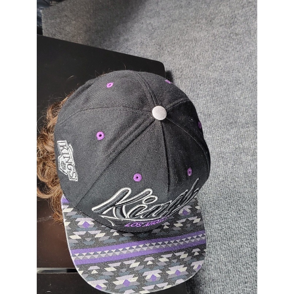 LOS ANGELES KINGS Zephyr NHL HOCKEY HAT Purple Black Casual Sportswear School‎ - Picture 5 of 7